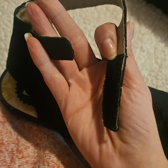 Fly London Black Wedge Elegance - Picture 7 of 9